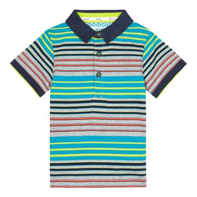Baker by Ted Baker Boys' multi-coloured striped polo shirt